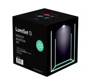 Аквариумный набор LumiSet со светонакопительными швами, 5л